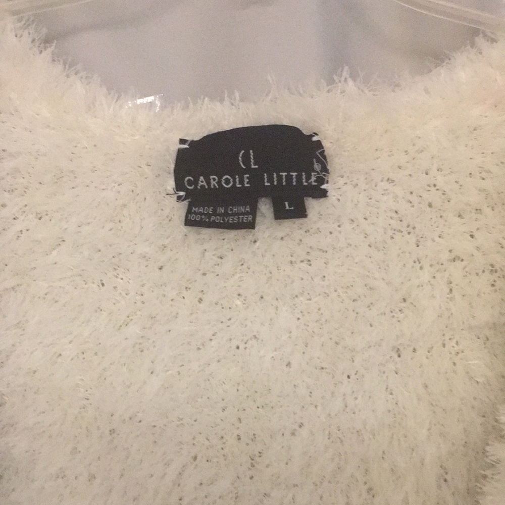 Fuzzy white jacket - Picture 3 of 6